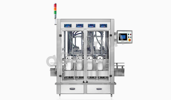 全自動直線稱重式灌裝機(jī) 全自動直線稱重式灌裝機(jī)